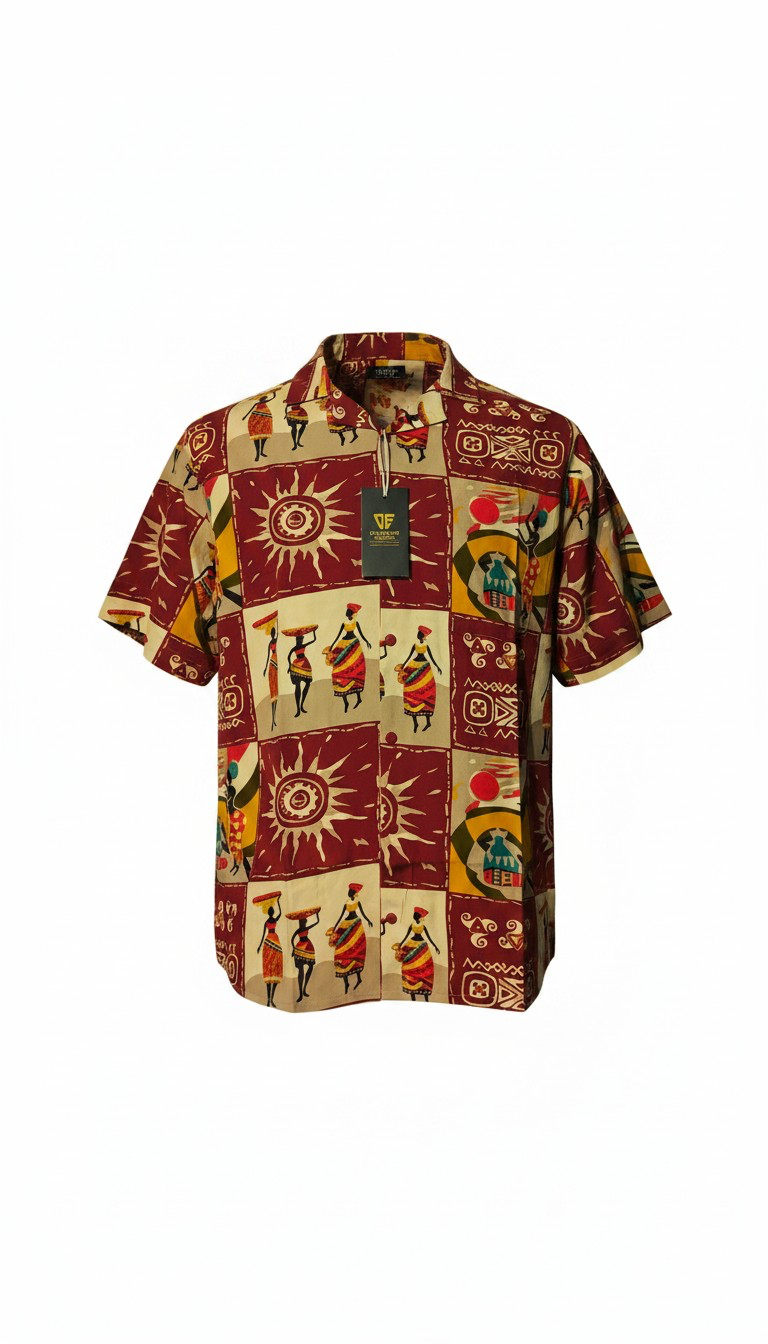 VINTAGE LAPEL NECK SHIRT