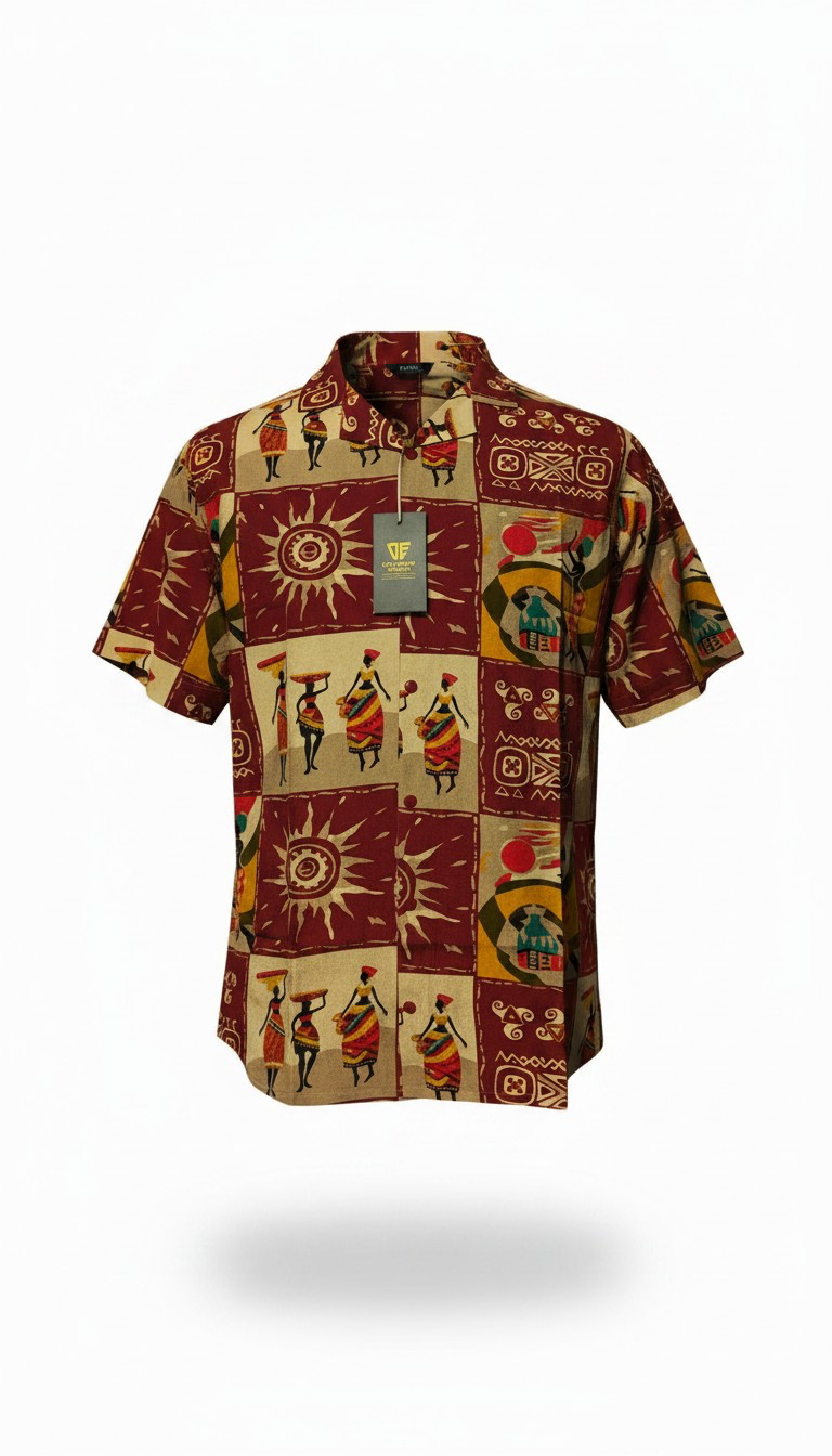 VINTAGE LAPEL NECK SHIRT