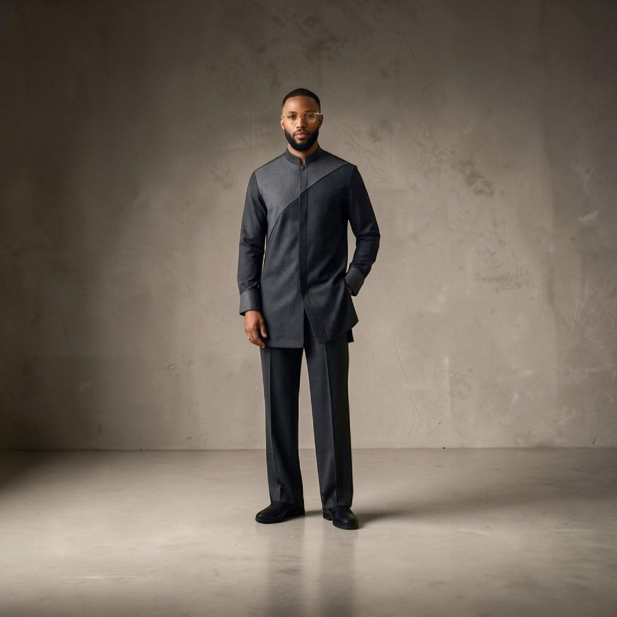 Fitted - Button down kaftan shirt 