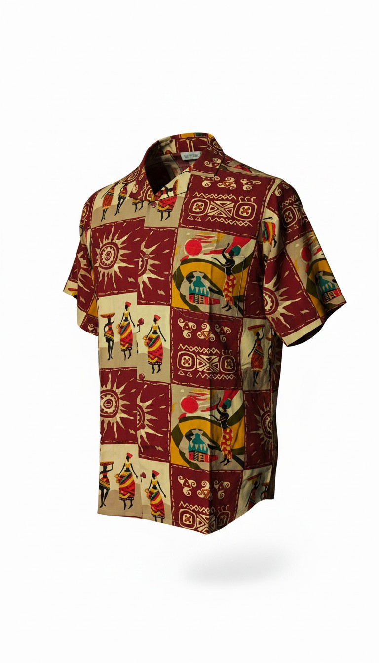 VINTAGE LAPEL NECK SHIRT